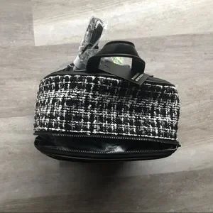 BADGLEY MISCHKA TWEED DIAMOND QUILTED NYLON BACKPACK SHOULDER BAG NWT Badgley Mischka | Bags | Nwt Badgley Mischka Diamondquilted  main image 2